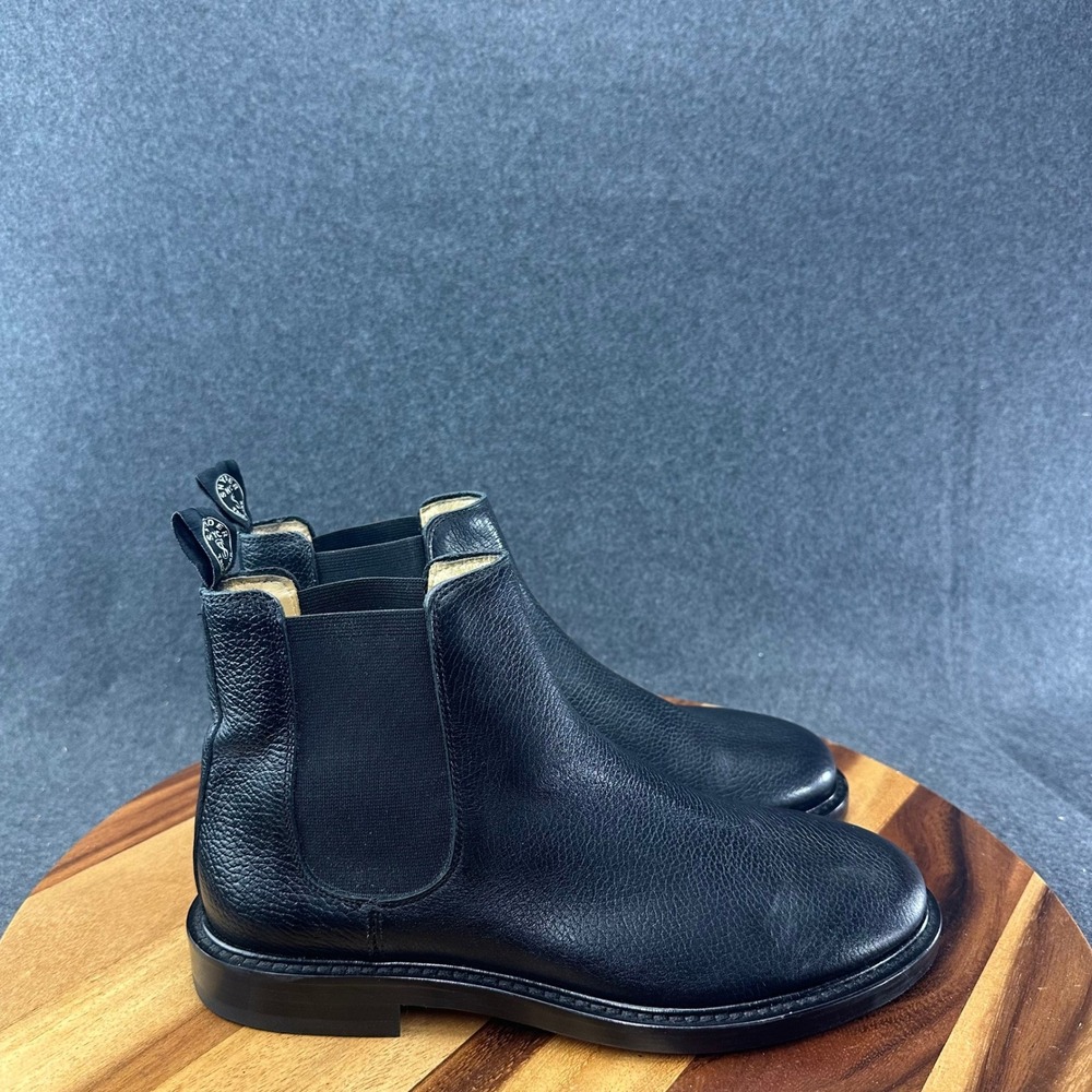 Todd Snyder Nomad Black Leather Chelsea Boots Made in Italy Mens Sz 9 Worn Once